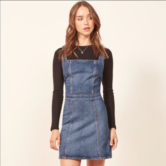 reformation jean dress